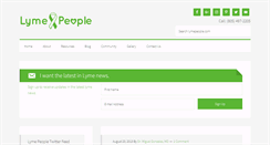 Desktop Screenshot of lymepeople.com